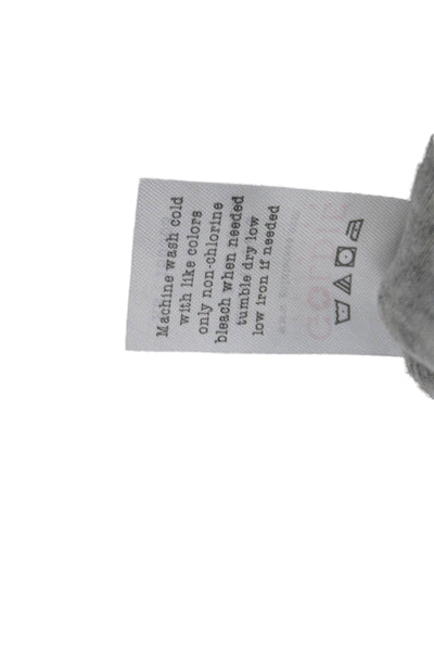 Goldie Womens Basic Tank Gray Pima Cotton Round Neck Sleeveless Size M