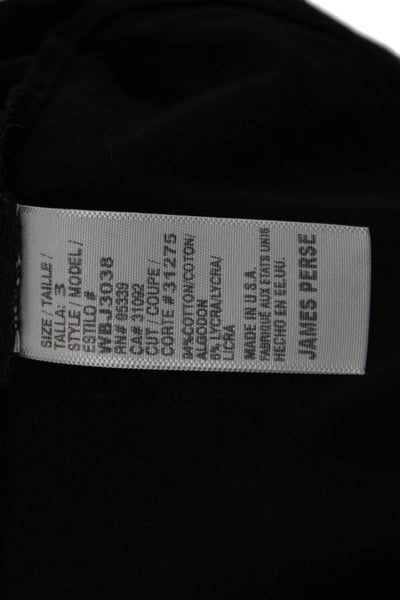Standard James Perse Women Basic Black Sleeveless Tank Size 3