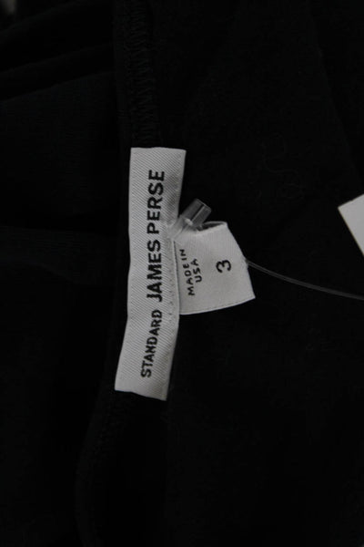 Standard James Perse Women Basic Black Sleeveless Tank Size 3