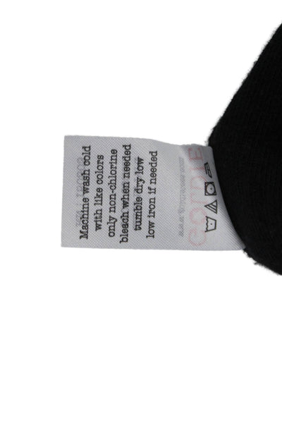 Goldie Women Black Cotton Basic Crew Neck T-Shirt Size S