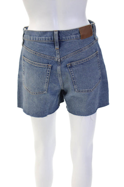 J Crew Unisex Bermuda Shorts Blue Cotton Lycra Size 25