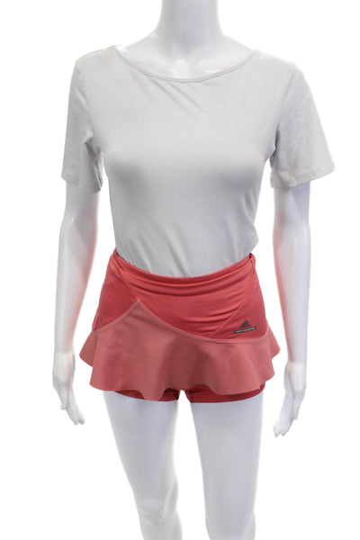Adidas by Stella McCartney Girls Flare Skort Pink Nylon Blend Solid Size XS