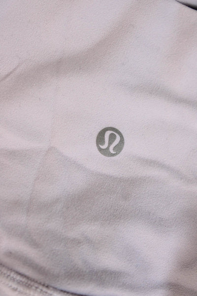 Lululemon Women Biker Shorts Purple Nylon Blend Size 0