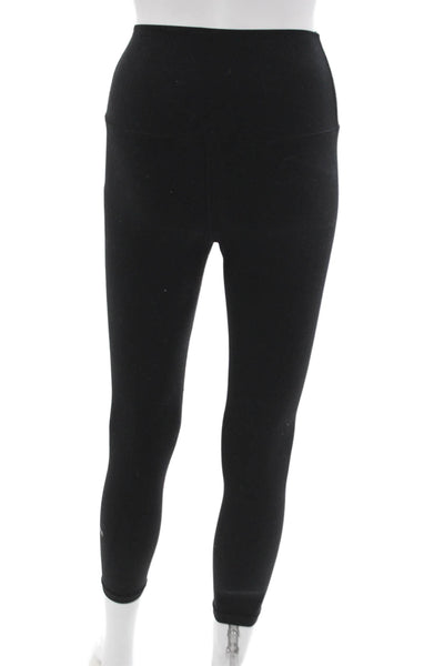 Splits 59 Women Ankle Leggings Black Nylon Spandex Size M