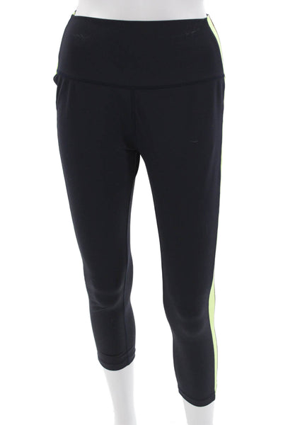 Splits 59 Women Capri Leggings Black Sports Size M