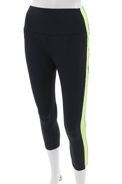 Splits 59 Women Capri Leggings Black Sports Size M