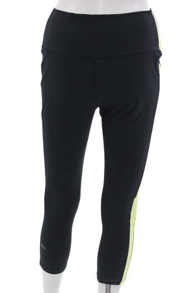 Splits 59 Women Capri Leggings Black Sports Size M