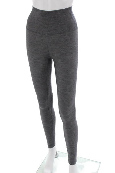 Lululemon Women Ankle Leggings Dark Gray Nylon Blend Size 2