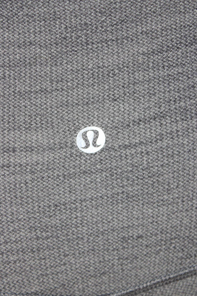 Lululemon Women Ankle Leggings Dark Gray Nylon Blend Size 2