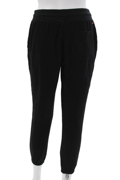 Philanthropy Women Jogger Sweatpants Black Drawstring Cotton Rayon Size XS