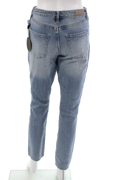 Articles of Society Women Boyfriend Cropped Light Blue Jeans Size 25