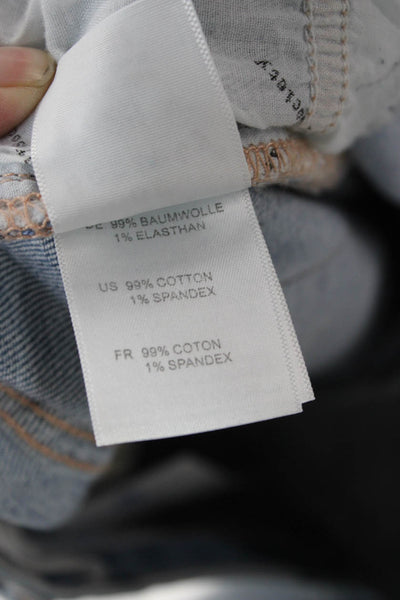 Articles of Society Women Boyfriend Cropped Light Blue Jeans Size 25