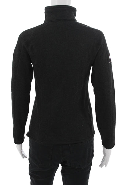 Patagonia Unisex Pullover Sweater Black High Neck Long Sleeve Polyester Size S