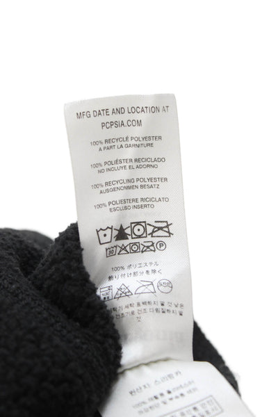 Patagonia Unisex Pullover Sweater Black High Neck Long Sleeve Polyester Size S