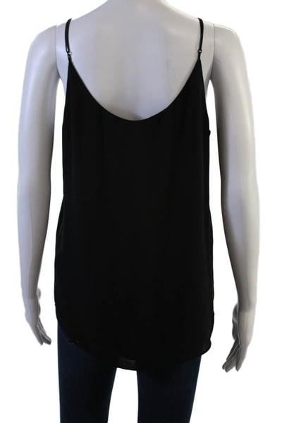 Babaton Women Black Linen Cotton V-Neck Sleeveless Camisole Size M