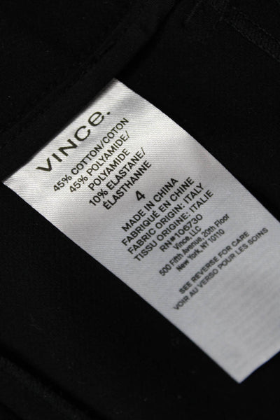 Vince Unisex Ankle Dress Pants Black Size 4