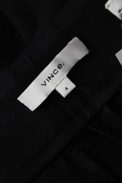 Vince Unisex Ankle Dress Pants Black Size 4