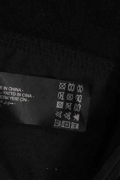 Zara Women Cropped Ankle Biker Black Pants Size 6