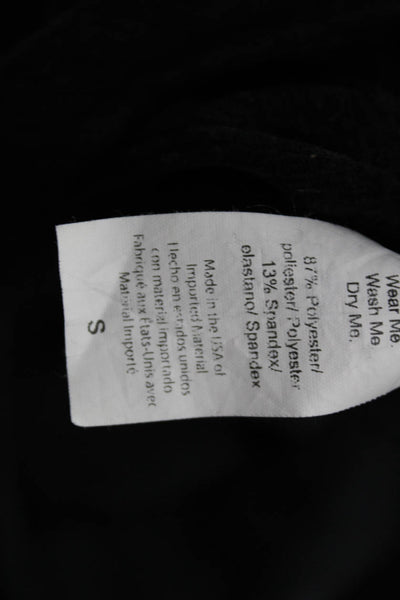 Beyond Yoga Women Maternity Sleeveless Tunic Tank Black Round Neck Basic Size S