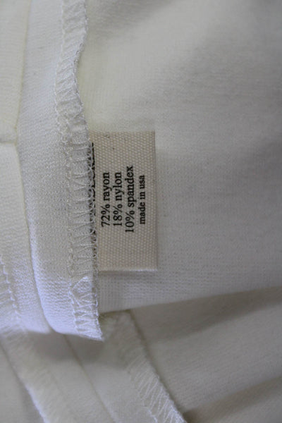 J. Leyendecker Womens White Collared Long Sleeve Blazer Rayon Petite Size S