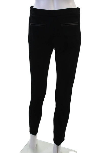 IRO Women Ankle Jegging Black Viscose Zip Size 36