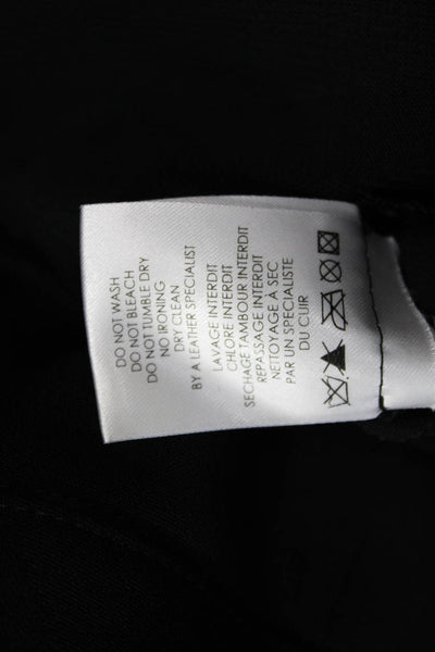 IRO Women Ankle Jegging Black Viscose Zip Size 36