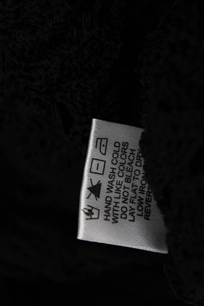LNA Women Black Beach Pants 65% Viscose 35% Nylon Inseam 30 Size XS