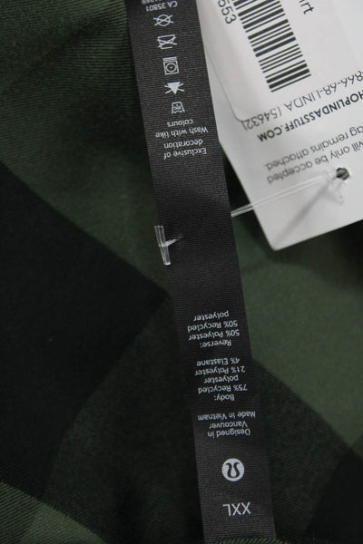 Lululemon Mens Striped Button Down Shirt Green Size Extra Extra Large