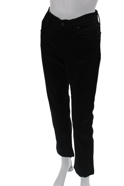 James Jeans Womens Ankle Cropped Jeans Black Size 28
