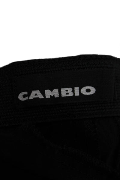 Cambio Womens Black Ankle Dress Pants Size 6