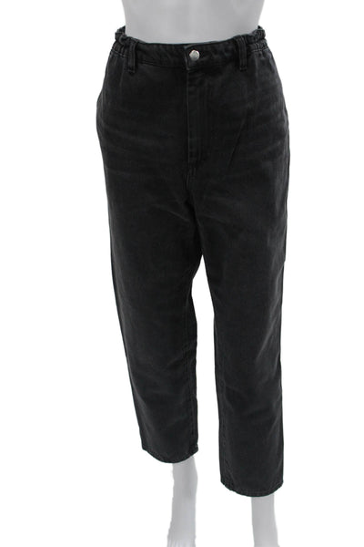 Roseanna Womens Black Cotton Ankle Cropped Pants Size 40