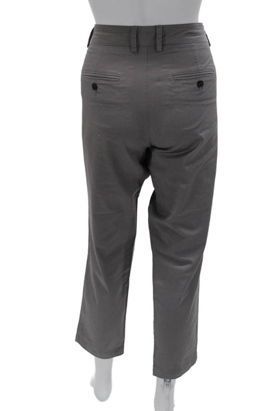 Vince Unisex Gray Cropped Ankle Chino Pants Size 6
