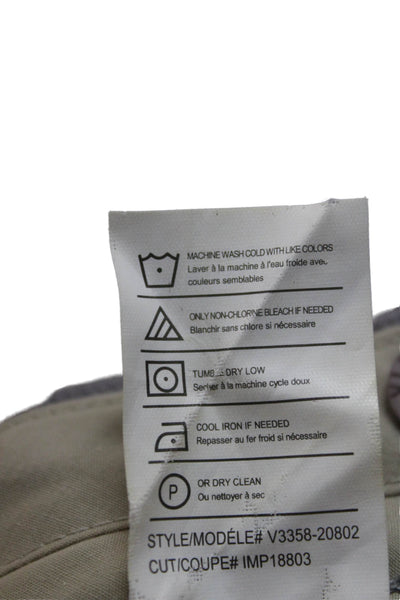 Vince Unisex Gray Cropped Ankle Chino Pants Size 6
