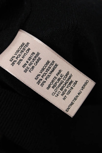 philosophy Unisex Pullover Sweater Black Round Neck Long Sleeve Size L