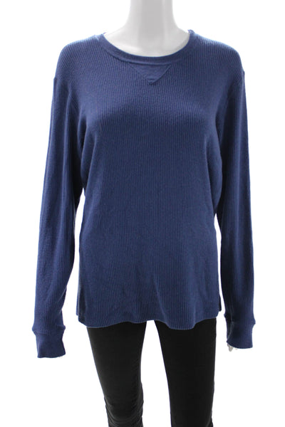 Velvet by Graham & Spencer Unisex Blue Pullover Sweater Size M