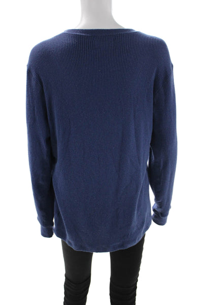 Velvet by Graham & Spencer Unisex Blue Pullover Sweater Size M