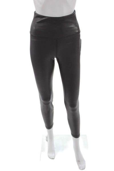 Yogalicious Womens Biker Ankle Jeggings Black Size S