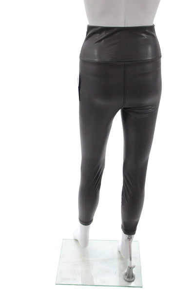 Yogalicious Womens Biker Ankle Jeggings Black Size S