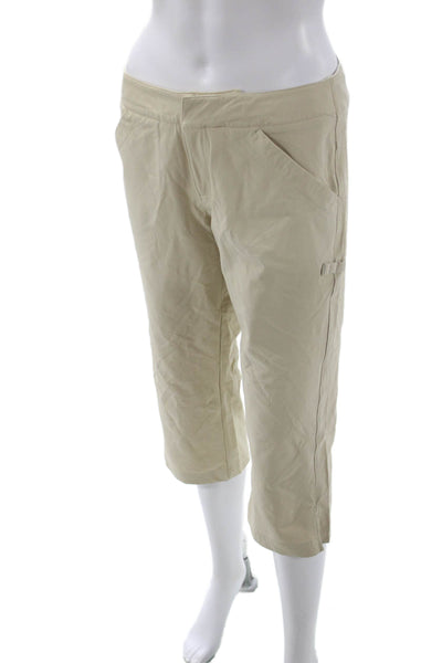Under Armour Women Cargo Capri Pants Beige Size 6