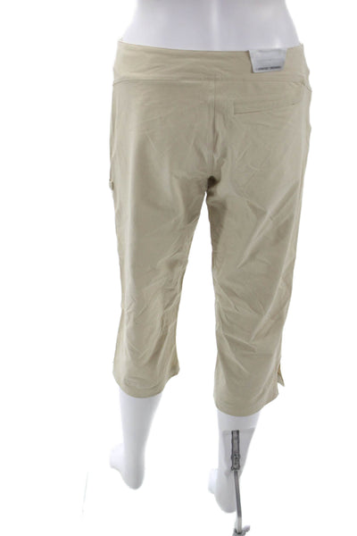 Under Armour Women Cargo Capri Pants Beige Size 6