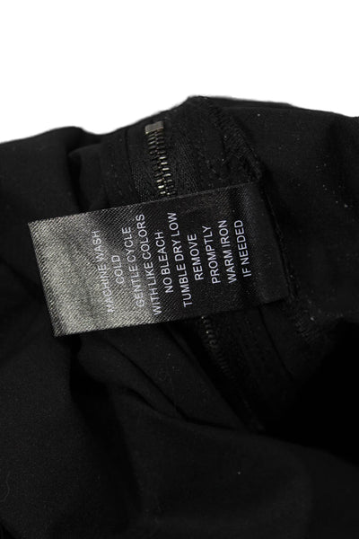 Stella Carakasi Womens Windbreaker Black Collared Zip Organic Cotton Size M