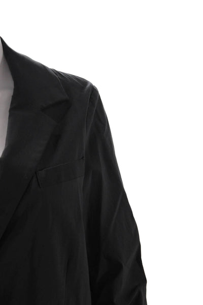 Elliott Lauren Women Blazer Black Collared Long Sleeve Rayon Blend Size 10