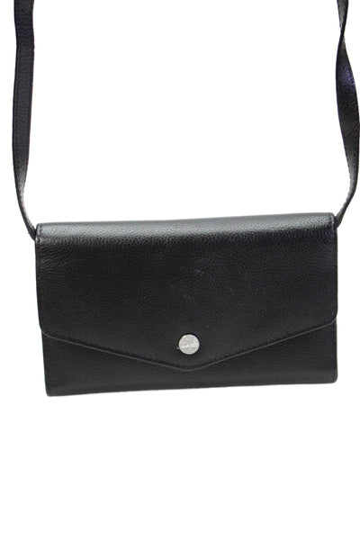 Timberland Womens Leather Convertible Shoulder Bag Black