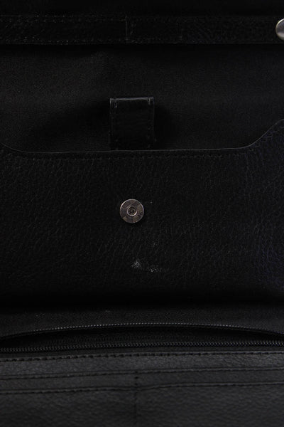Timberland Womens Leather Convertible Shoulder Bag Black