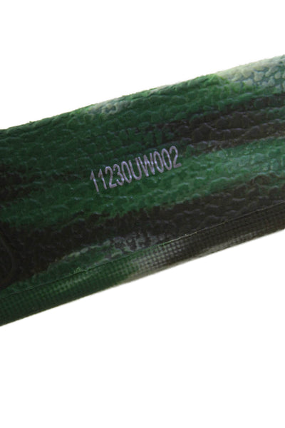 Adidas Unisex Kids Camouflage Slide On Sandals Green Size 4