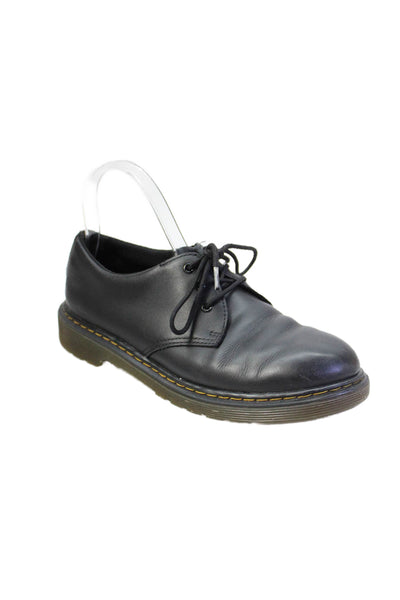 Dr. Martens Womens Leather Lace Up Oxfords Black Size 7