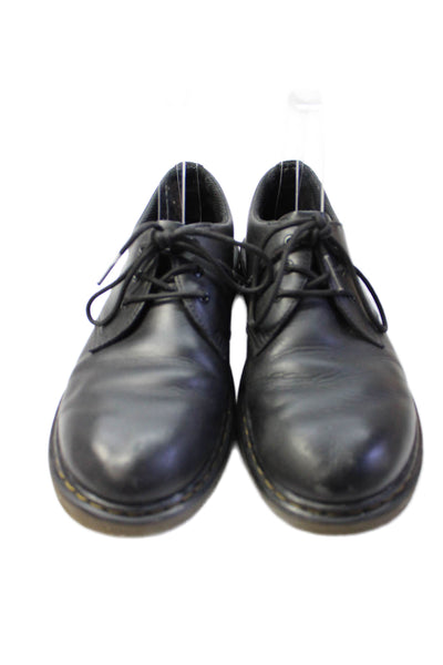 Dr. Martens Womens Leather Lace Up Oxfords Black Size 7