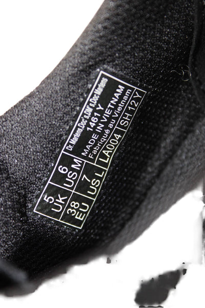 Dr. Martens Womens Leather Lace Up Oxfords Black Size 7