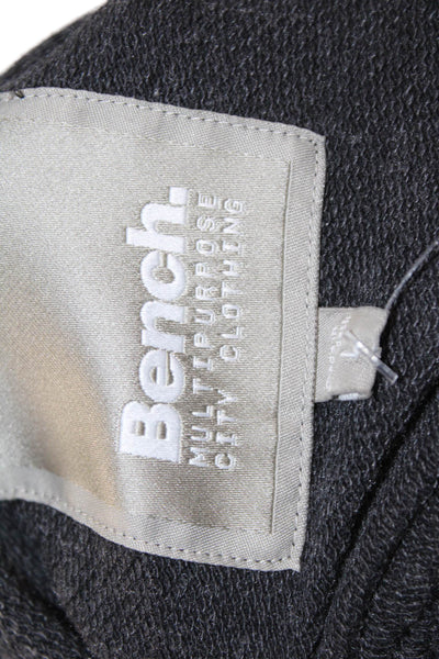 Bench Womens Pullover Hoodies Dark Gray Drawstring Long Sleeve Size L