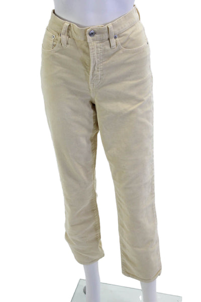 J Crew Womens Ankle Cropped Pants Beige Size 29